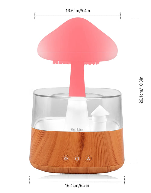 Load image into Gallery viewer, 2024 Rain Cloud Humidifier Relax Diffuser Humidifier Raindrop Aromatherapy Machine Air Humidifier with 7 Colours Rain Lamp Home
