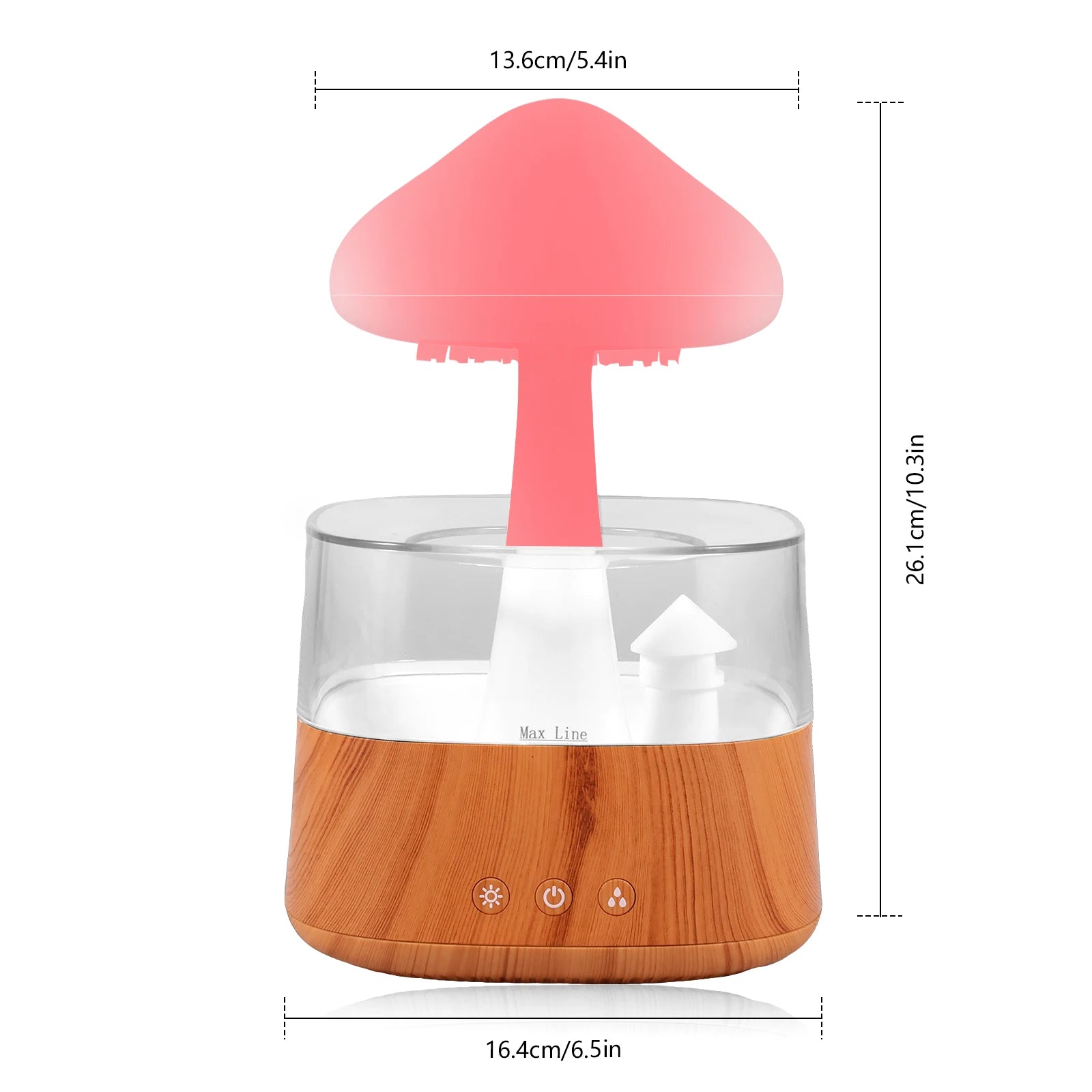 2024 Rain Cloud Humidifier Relax Diffuser Humidifier Raindrop Aromatherapy Machine Air Humidifier with 7 Colours Rain Lamp Home