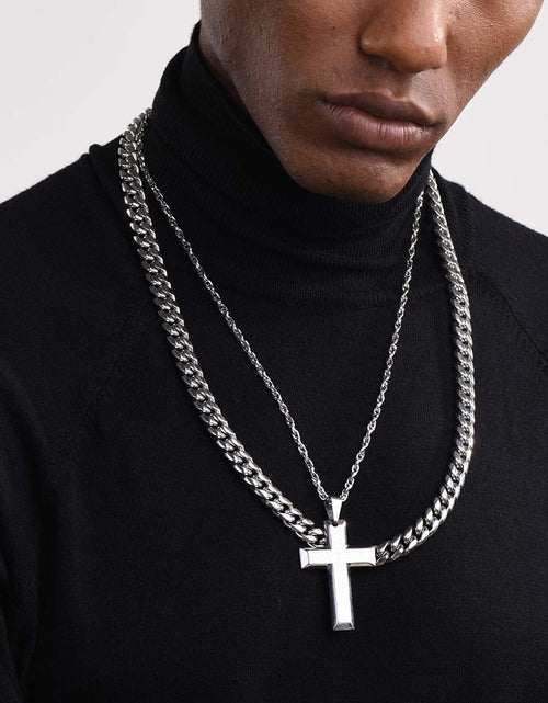 Load image into Gallery viewer, Hip Hop Men Necklaces Curb Cuban Chains 20Inch 10Mm Stainless Steel Chains Gift for Mens
