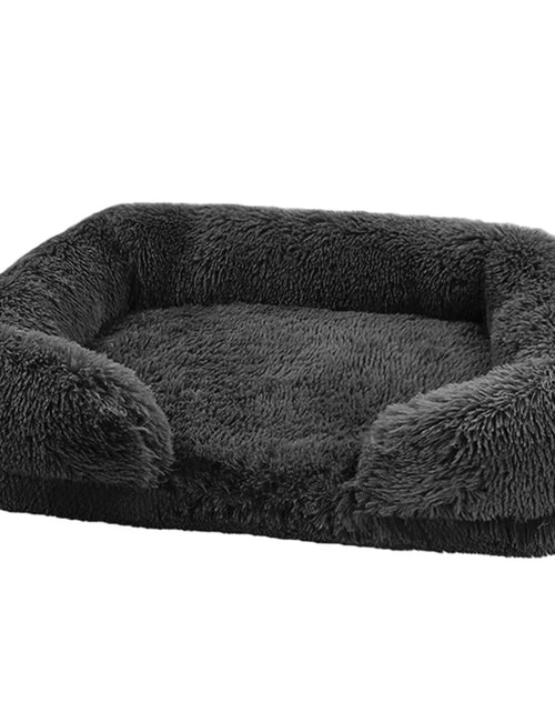 Load image into Gallery viewer, W Dog Bed Square Dog Beds Long Plush Dog Mat Beds for Small Medium Large Dogs Supplies Pet Dog Calming Bed Washable Kennel
