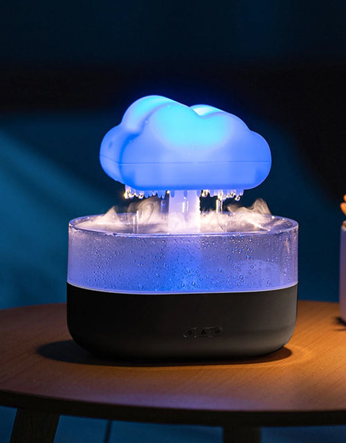 Load image into Gallery viewer, Rain Cloud Humidifier Water Drip,Mushroom Diffuser,Cloud Humidifier Rain Drop,Rain Cloud Diffuser with 7 Light Colours,Waterfall Lamp Humidifier Rain Sounds for Relax Sleeping,200Ml
