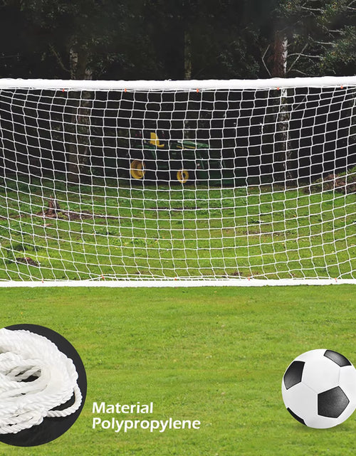 Load image into Gallery viewer, Soccer Goal Net Polyethylene Impact Resistant Soccer Goalpost Net Portable Soccer Match Equipment Club School Match Training
