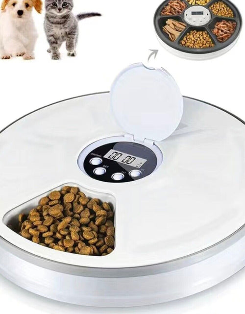 Load image into Gallery viewer, Automatic Pet Feeder for Cats and Dogs - Dry or Wet Food Dispenser - 6 Meal Tray
