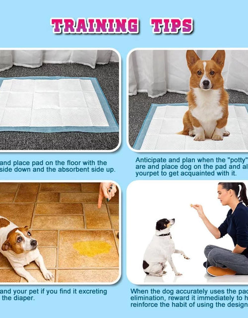 Load image into Gallery viewer, 150 Count Medium ( M 30&quot; X 36&quot;) Super Absorbent Dog and Puppy Training Pads, Pet Diaper Pee Pads
