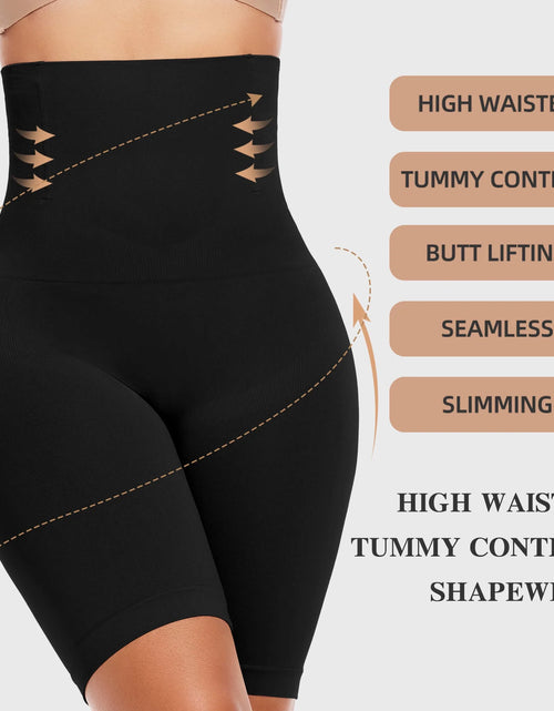 Load image into Gallery viewer, 2 Pack Women Waist Trainer Shapewear Tummy Control Body Shaper Shorts Hi-Waist Butt Lifter Thigh Slimmer
