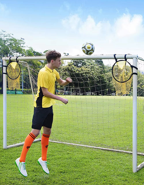 Load image into Gallery viewer, Soccer Training Shooting 1/2Pcs Net Equipment Football Training Target Net Goal Youth Free Kick Practice Shooting Soccer Topshot
