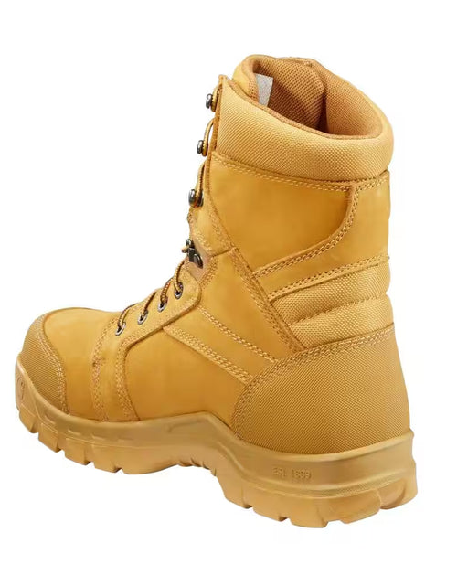 Load image into Gallery viewer, Men&#39;S Rugged Flex Waterproof 8&#39;&#39; Work Boots - Soft Toe - Wheat Size 10.5(M)
