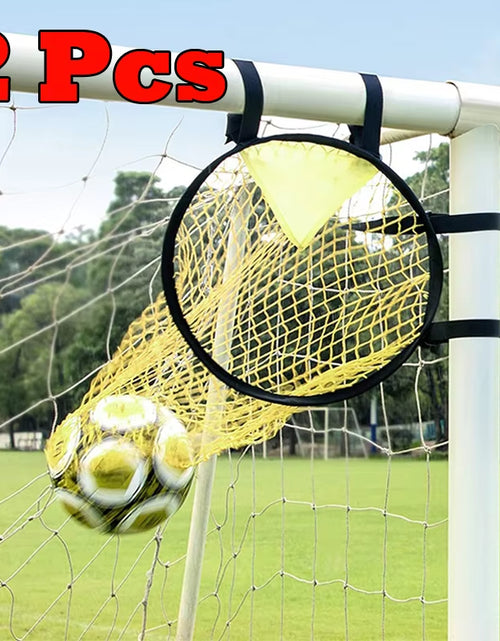 Load image into Gallery viewer, Soccer Training Shooting 1/2Pcs Net Equipment Football Training Target Net Goal Youth Free Kick Practice Shooting Soccer Topshot
