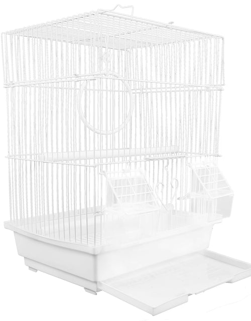 Load image into Gallery viewer, Birdcage Outing Parrot Cockatiel Wire Pet Cages for Birds Travel Carrier Wrought Iron Handheld Carrying Thrush Parrot Cage
