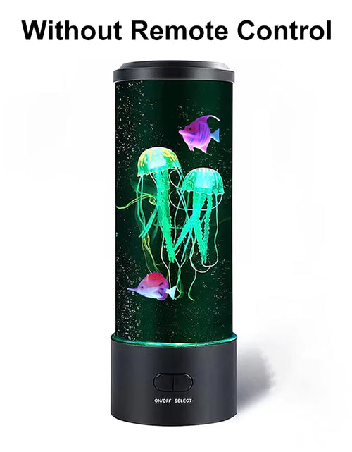 Load image into Gallery viewer, Jellyfish Lamp Color Changing Remote Control Aquarium Tank LED Night Light Birthday Gift USB Charging Relaxing Mood
