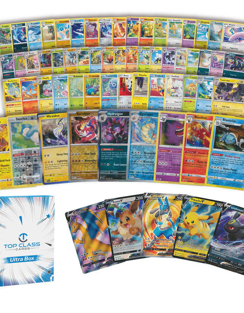 Load image into Gallery viewer, | Ultra Box | 50 Cards | 5 Holos/Reverse Holos | 1 Ultra Rare Guaranteed | Compatible with Pokemon Cards
