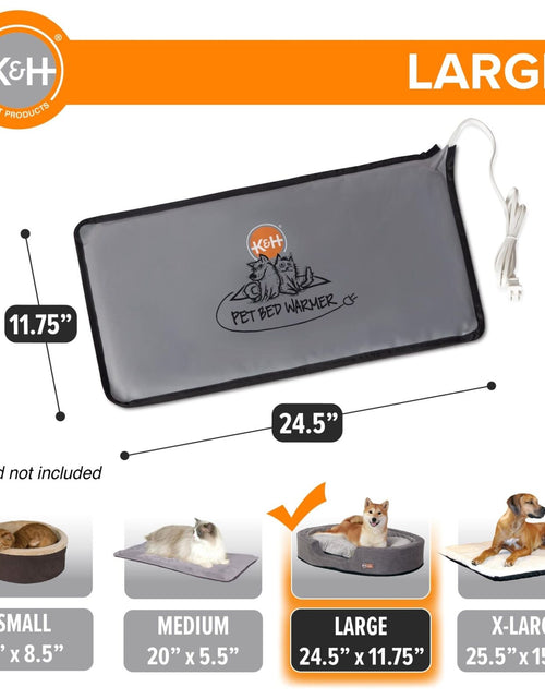 Load image into Gallery viewer, K&amp;H Pet Products Heated Pet Bed Warmer Waterproof Pet Heating Pad
