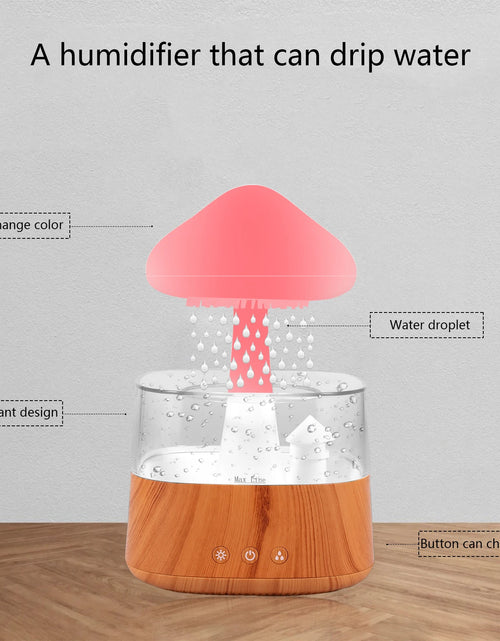 Load image into Gallery viewer, 2024 Rain Cloud Humidifier Relax Diffuser Humidifier Raindrop Aromatherapy Machine Air Humidifier with 7 Colours Rain Lamp Home
