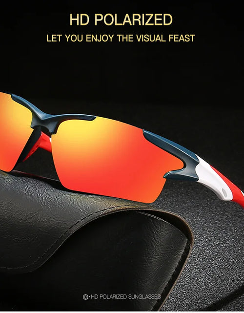 Load image into Gallery viewer, Sunglasses Men Women Sports Sunglasses Dustproof Glasses Classic Dazzle Colour Film Driving Fishing Motorcycle Running Travel
