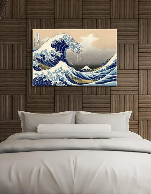 Load image into Gallery viewer, Great Wave of Kanagawa Katsushika Hokusai Giclee Canvas Prints Wall Art Abstract Seascape Pictures Paintings for Living Room Home Decorations Large Modern Stretched and Framed Sea Artwork
