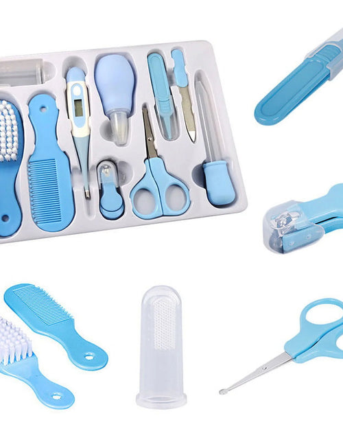 Load image into Gallery viewer, 10Pcs Portable Newborn Baby Tool Kits Baby Health Care Set Kids Grooming Kit
