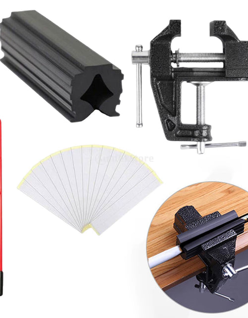 Load image into Gallery viewer, Professional Golf Club Grip Kit Tape Strips Vise Clamp Fixtures Regripping Club Cover Removal Repair Tool Set Replacement
