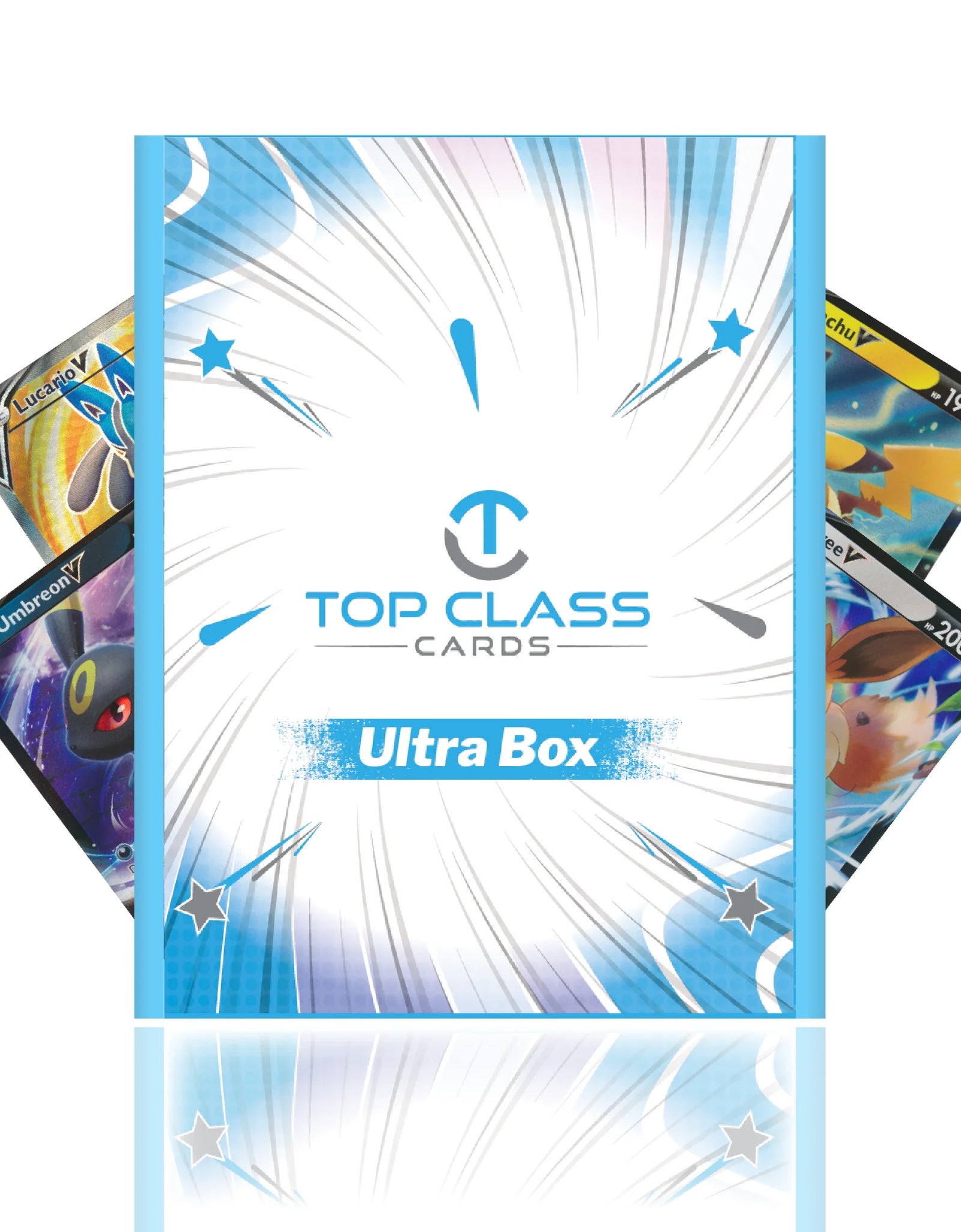 | Ultra Box | 50 Cards | 5 Holos/Reverse Holos | 1 Ultra Rare Guaranteed | Compatible with Pokemon Cards