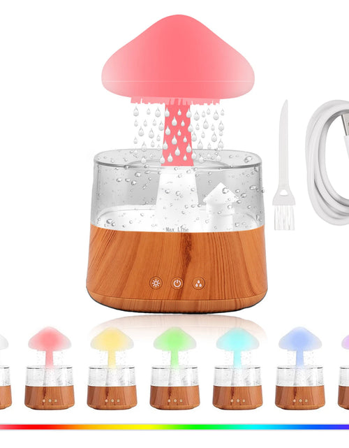 Load image into Gallery viewer, 2024 Rain Cloud Humidifier Relax Diffuser Humidifier Raindrop Aromatherapy Machine Air Humidifier with 7 Colours Rain Lamp Home
